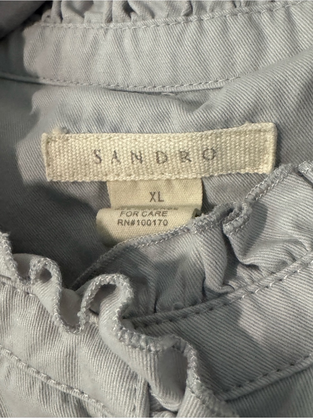 Sandro Ruffle-Trim Jacket - Picture 3 of 5